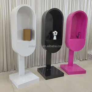 Di alta qualità in metallo moderno cabina telefonica sfondo per le feste di matrimonio all'aperto popolare Guest Book decorazione - Product Image 3