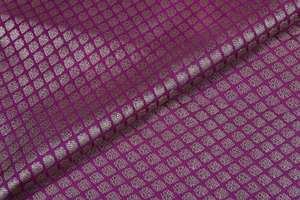 Tela de Brocado de Poliéster Moderna con Patrón Floral Abstracto, Acabado Brillante, Transpirable, Ecológica y Ligera para Prendas Étnicas de Niñas - Product Image 2