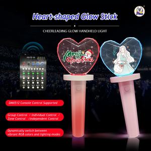 Bâton lumineux en plastique personnalisé à télécommande, barre lumineuse multi-modes, LED portable pour fêtes, fournitures promotionnelles pour concerts K-pop - Meilleure vente - Product Image 3