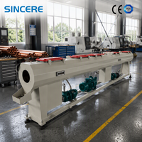 Machine d'extrusion de tuyaux à double vis en PVC/PE/PP, conception à double vis, haute sécurité, ligne de production automatique de tuyaux de drainage