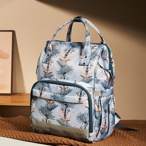 Grande capacité en Nylon étanche Double épaule pour maman sac multifonctionnel à la mode bébé sac à dos poussette suspendu caractéristique - Product Image 1