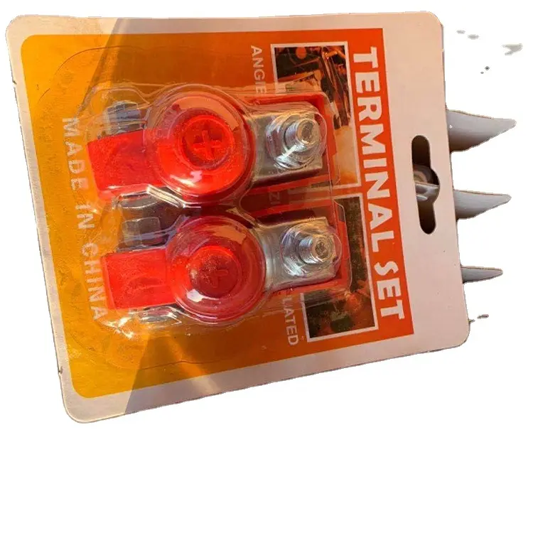 12V hızlı bırakma akü terminali kelepçe konnektörü ile kapak desteği satın pozitif veya negatif elektrotları ayrı ayrı