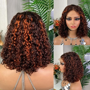 Original Vietnamese <b>Wig</b> SDD 12 Inch Luxury Curl Water Wave Glueless Lace Closure <b>Wig</b> <b>Bob</b> - Product Image 2