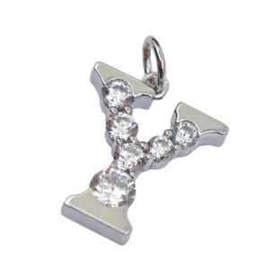 จี้ตัวอักษรเงินแท้ 925 รุ่นคลาสสิกจาก UM Jewelry สำหรับผู้หญิง เด็ก ของขวัญวันครบรอบ วันแต่งงาน และโอกาสพิเศษต่างๆ - Product Image 4