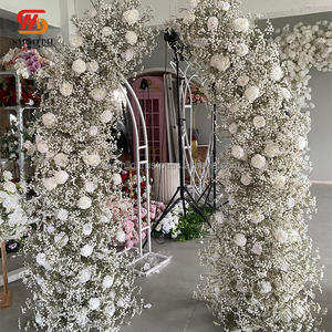 ซุ้มดอกไม้ประดับงานแต่งงาน งานอีเว้นท์ งานปาร์ตี้ สีขาว พร้อมขาตั้งโลหะ - Product Image 4