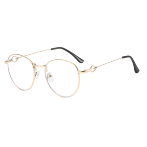 <span class=keywords><strong>Gafas</strong></span> Redondas de Metal Vintage DOISYER con Protección Anti-Luz Azul para <span class=keywords><strong>Hombre</strong></span> y Mujer, Certificadas, Ligeras, para Uso Diario, Lectura y Uso de Teléfonos Móviles - Product Image 1
