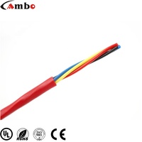 Cable Alarma contra incendios Precio 24/14/16/18/2 Sólido blindado 4 Core Fplp (Plenum) 1000ft Carrete Cable de alarma contra incendios