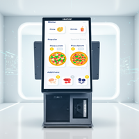 Caisse enregistreuse tactile tout-en-un HBA-Q57 avec scanner 2D et imprimante pour supermarchés et restaurants.