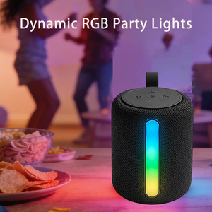 BS03 Taşınabilir Bluetooth Hoparlör, TF Kart ve USB Bellek Desteği, Dahili Mikrofon, RGB Işık, Kablosuz Stereo Ses Subwoofer'ı ve FM Radyo ile - Product Image 3