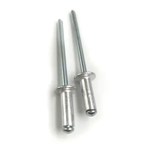 Cường độ cao cấu trúc mù đinh tán nhôm thép 1/8x3/8 4x10 3/16 4mm Trắng POP đinh tán