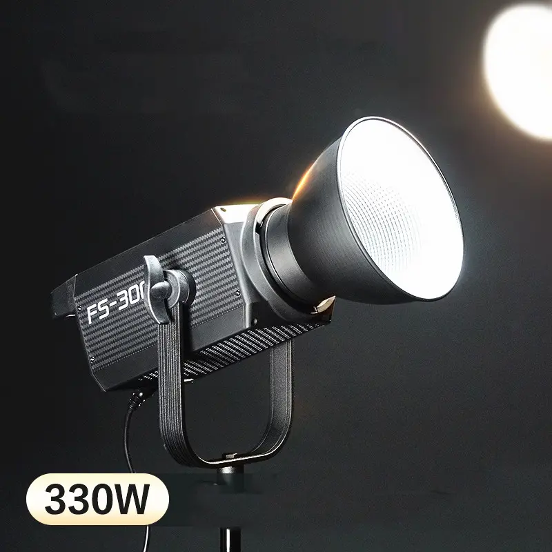 Nanlite lâmpada estroboscópica FS-300 fs 330w, led para fotografia 5600k profissional ao ar livre