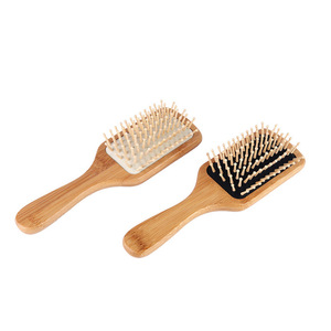 Brosse et peigne à cheveux en bambou naturel écologique, confortables pour un usage domestique, peigne anti-<span class=keywords><strong>poux</strong></span> et style tendance, type laser - Product Image 4