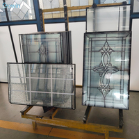 Insert de porte en verre peint à l'arrière |   Panneau de verre peint en couleur, plusieurs couleurs disponibles pour porte d'armoire, porte de placard