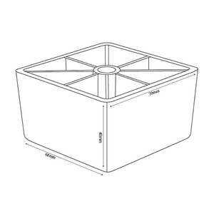 ABS materiale quadrato divano salotto <span class=keywords><strong>gambe</strong></span> consegna rapida per soggiorno esterno ospedale mobili piedi in plastica legno stile - Product Image 3