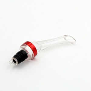 Aérateur portable et durable pour bouteilles et carafes à vin, en acrylique + silicone transparent, améliore la saveur du vin rouge - Product Image 2