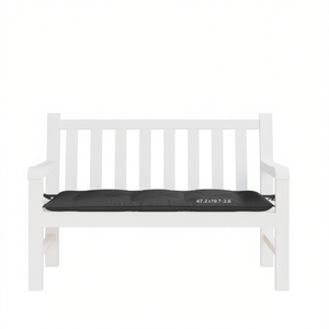 Coussin de banc de jardin 47,2x19,7x2,8 pouces en tissu Oxford résistant à l'eau, coussin d'extérieur rectangulaire pour toutes les saisons - Product Image 1