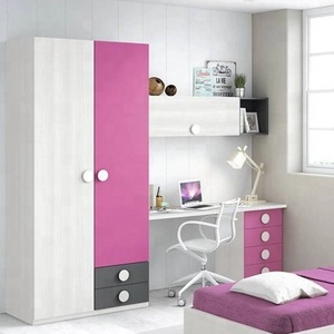 21ETAD003 moderne <span class=keywords><strong>fille</strong></span> jeunesse chambres ensemble meubles en bois enfants lit à un étage <span class=keywords><strong>chambre</strong></span> à coucher pour enfants meubles complets - Product Image 2