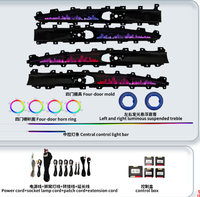 Kit d'éclairage d'ambiance LED couleur fantôme 12V pour Geely Galaxy E5 2024-2026, lampe intérieure avec application WeChat