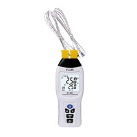 Handheld Industrial Digital Portable High Temperature Meter Dual Channel K Type Thermocouple Probes Thermometer for Laboratory