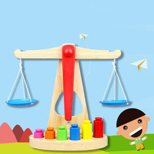 Balanza de madera educativa, juguete de matemáticas, <span class=keywords><strong>juguetes</strong></span> de madera para Educación Temprana, <span class=keywords><strong>juguetes</strong></span> de aprendizaje, balanza de equilibrio - Product Image 5