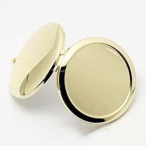 Custom Two-Way Foldable Round Metal Pocket Cosmetic Compact <b>Mirror</b> Red for Lash <b>Makeup</b> Espejos De Tocadores Promotional Product - Product Image 5