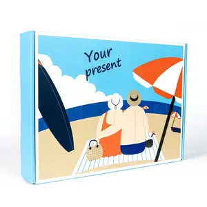 Caja de regalo de embalaje de juguete de impresión personalizada al por mayor caja de regalo de papel de cartón de lujo