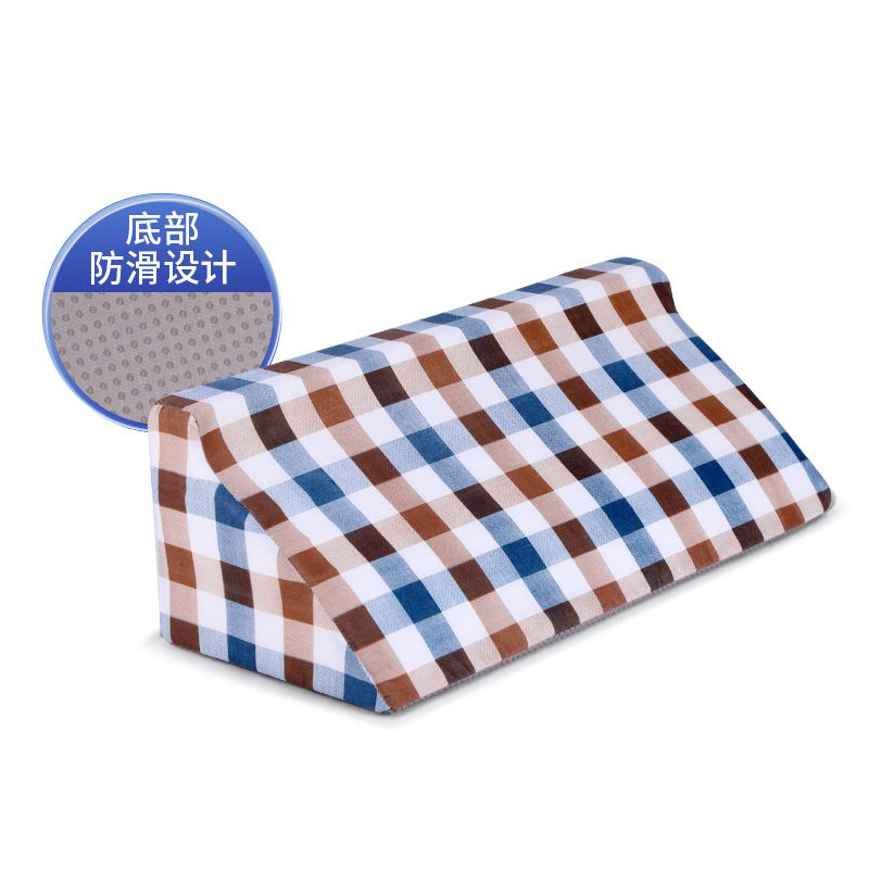 Version antidérapante à carreaux rouges et bleus