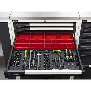 Fami Master DE 1020x726x1000mm cajonera industrial bicolor con 8 cajones, 2000kg - Product Image 2