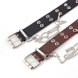 <span class=keywords><strong>Noya</strong></span> Neuerscheinung Damen Punk-Stil Koreanischer Stil Denim-Leder Dekorativer Gürtel mit Eisenschnalle 111cm Länge 2-4cm Breite - Product Image 6