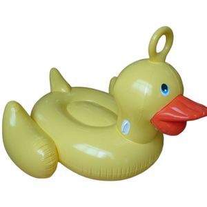 <span class=keywords><strong>Inflatable</strong></span> Vàng Vịt Hàng nổi hồ bơi đi xe động vật đồ chơi nước cho trẻ em Người lớn - Product Image 1