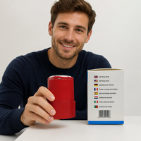 Tampon encreur de haute qualité, personnalisable avec logo, pour usage fiscal ou professionnel, en ABS, fabriqué en Chine