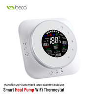 Beca BHP-6000 24V Smart WiFi Thermostat mit Digitalanzeige, Wärmepumpen-Steuerung für nordamerikanische Haushalte, drahtloser Temperaturregler