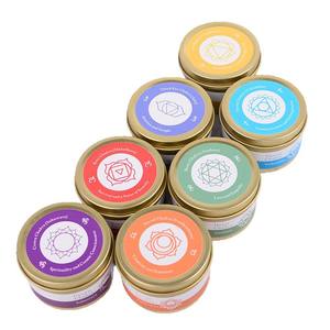 In Stock <b>Angel</b> Scented Seven-Color Set Crystal Stone Aromatherapy <b>Candle</b> Atmosphere Gift Box XYT - Product Image 5