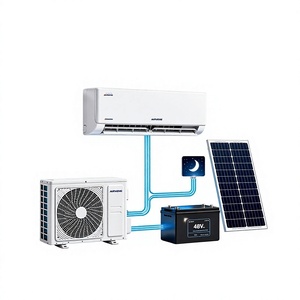 Climatiseur solaire split hors réseau AIRWENS 48V DC, 100% alimenté par batterie, économie d'énergie, R32 AC pour camping-car, maison, hôtel, 100% - Product Image 4