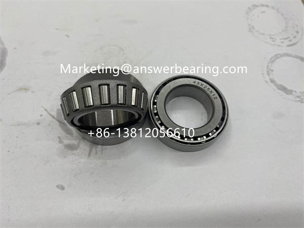 Hochpräzises Kegelrollenlager 25x43x12 Mm – Drucklager Aus Stahl Für CNC, Automobile & Hydraulik