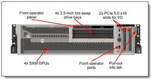 เซิร์ฟเวอร์ ThinkSystem SR675 V3 HPC/ML รุ่นที่ 4 ใช้ CPU EPYC |   64GB |   ความจุ 24-DIMM |   คอนโทรลเลอร์ MegaRAID 5350 |   แร็คเซิร์ฟเวอร์ |   สต็อก - Product Image 6