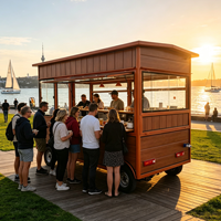 Camions de restauration rapide personnalisables, camions de fruits et de café, et véhicules commerciaux multifonctionnels sont disponibles pour les zones touristiques.