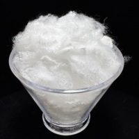 Fibre discontinue 100% polyester vierge blanc à faible point de fusion (brute) solide 4D pour rembourrage et filage de textiles de maison