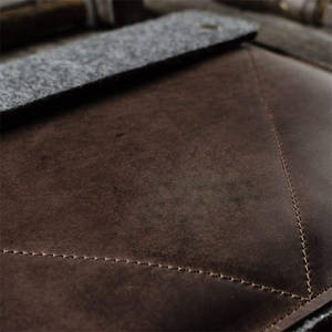 Moko Cảm Thấy PU Da 13-13.3 Inch Bảo Vệ Máy Tính Xách Tay Tay Tay Áo Túi Cho Macbook Không Khí 13 "/Macbook Pro 13" - Product Image 5