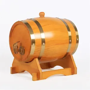 Hallerbos regalo amante del legno all'ingrosso Mini bevanda liquore birra vino whisky Bourbon barile di stoccaggio barile di legno di quercia americana