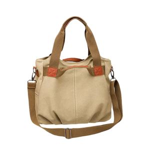 Sac à bandoulière en toile vintage classique de haute qualité pour femmes, logo personnalisé, sac messager portable, sac de voyage, sac de travail, grande capacité - Product Image 6