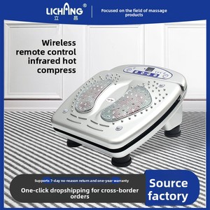 Appareil de <span class=keywords><strong>massage</strong></span> des pieds Lichang Qi LC-604 pour la circulation sanguine, stimulant la vitalité, avec chauffage infrarouge et vibrations, télécommande sans fil - Product Image 3