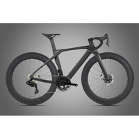 Vélo de route en carbone 700C SHI MANO 105 24 vitesses, jantes carbone 60 mm, passage des câbles entièrement interne, freins à disque hydrauliques, vélo de ville léger