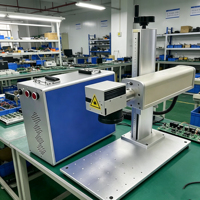 Machine de marquage laser à fibre de bureau mini, refroidissement par air, nouvelle haute précision Tianhong 20W/30W/50W, portable, support PLT/AI