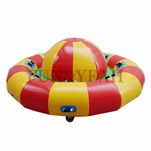 Tubo da sci rimorchiabile ad acqua saturno Rocker 8 persone pazze galleggianti sport acquatici girocollo gonfiabile come Disco Boat - Product Image 3