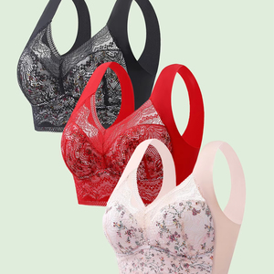 Biancheria intima senza cuciture, <span class=keywords><strong>seno</strong></span> piccolo da <span class=keywords><strong>donna</strong></span>, sport estivi sottili, un bellissimo reggiseno a coppa fisso tipo gilet senza anello in acciaio - Product Image 1