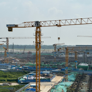 Cẩu tháp Trung Quốc Thương hiệu 8 tấn 10ton QTZ125-6515 <span class=keywords><strong>topless</strong></span> cẩu tháp cần cẩu xây dựng - Product Image 4