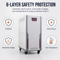 Régulateur de tension monophasé, protection, tension personnalisée, 50Hz 60Hz 150KVA, stabilisateur de tension sans contact