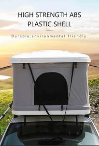 Camping En Plein Air Voyager Automatique Pop Aluminium Suv Hard Shell Auto ABS Tentes de Toit de Voiture sur le Toit - Product Image 5