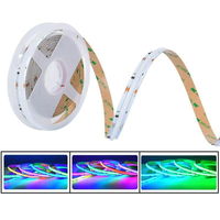Bande LED COB RGBCCTIC 840 LED/m WS2805, adressable, effet Dream Chasing, blanc réglable 2700K-6500K, pour armoire de cuisine, salle de jeux